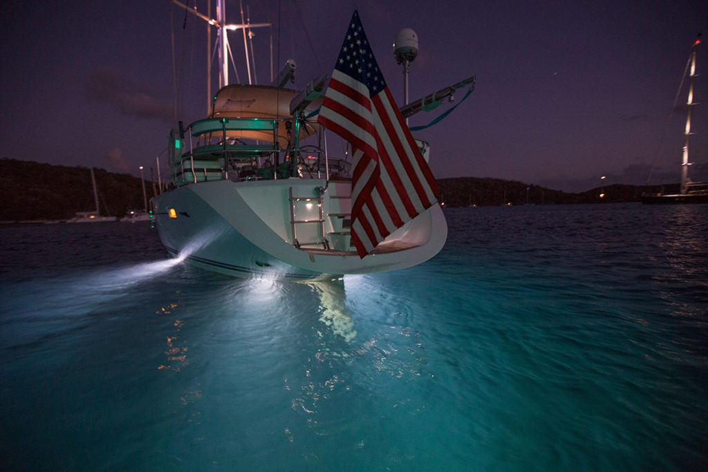 Latitude under water lights