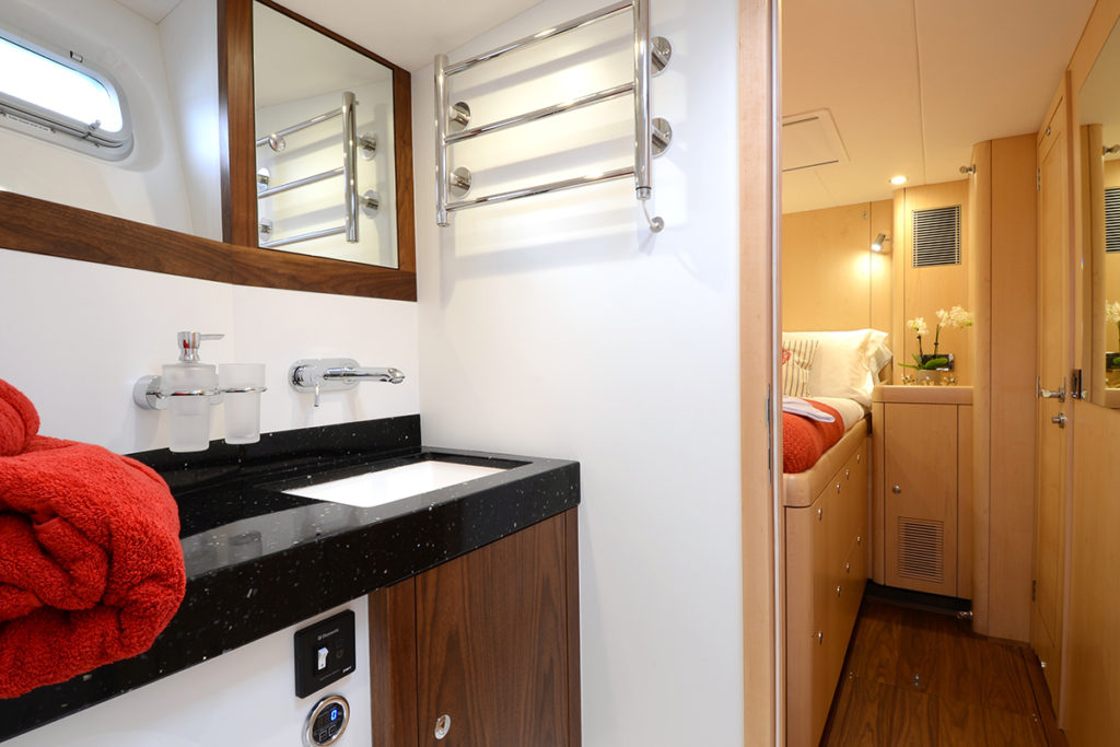 Latitude VIP berth and en suite head